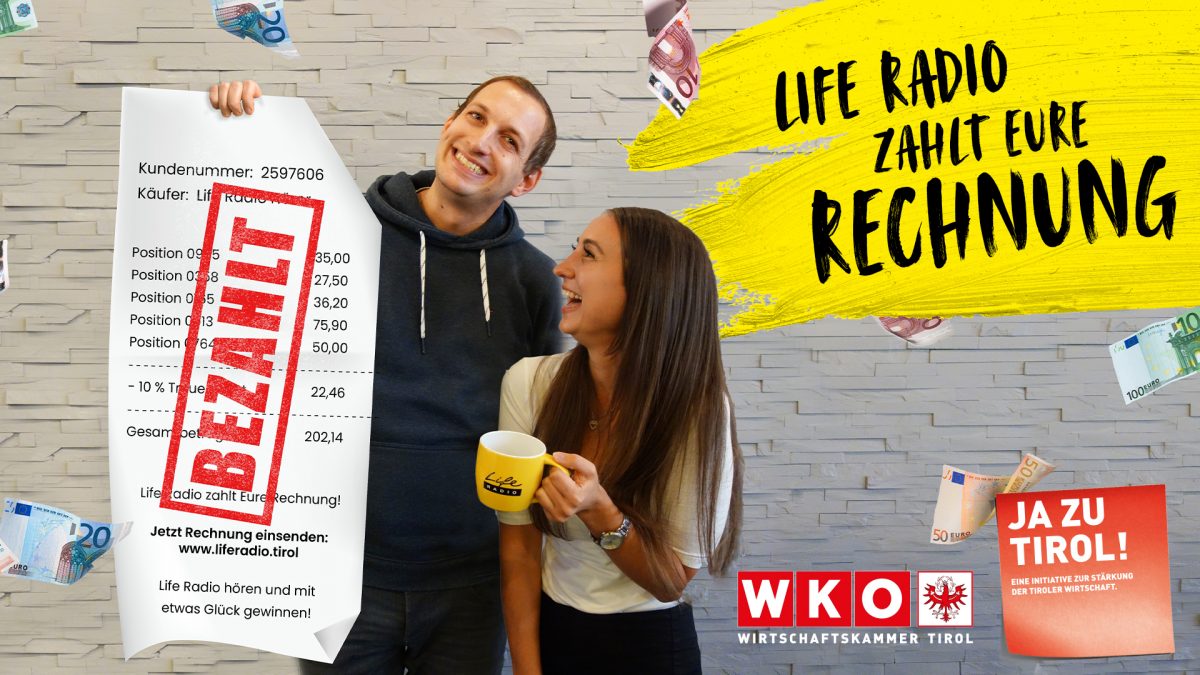 Life Radio zahlt Eure Rechnung! | Life Radio Tirol » Wir ...